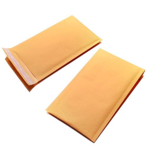 50 #0 KRAFT BUBBLE MAILERS PADDED ENVELOPES 6.5&#034;x10&#034; + FREE EXPEDITED S/H