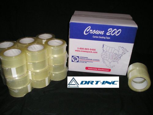 36 Rolls of Clear Packing Packaging Tape 2&#034; x 100 meters 330 feet
