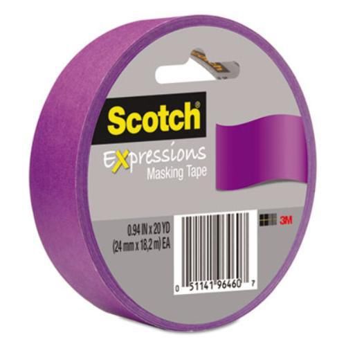 3m 3437pur expressions masking tape, .94&#034; x 20 yds, purple for sale