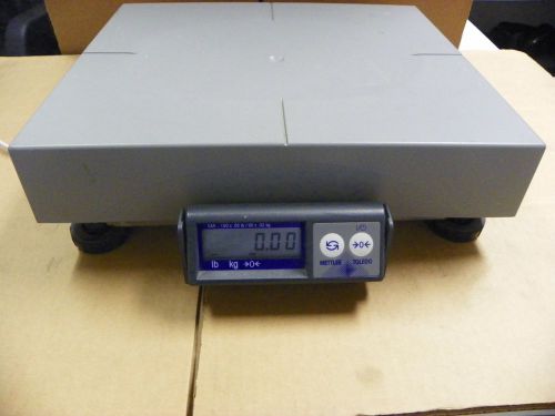Mettler Toledo PS60 150LB CAPACITY SHIPPING SCALE W/POWER SUPPLY FLAT TOP USB