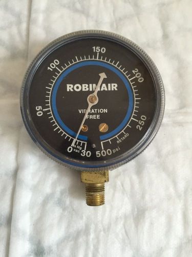 Robinair low side high pressure compound gauge for sale