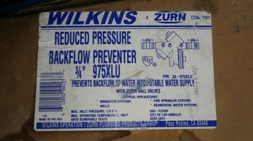 Wilkins reduce pressure preventer 3/4&#034; 975xlu for sale