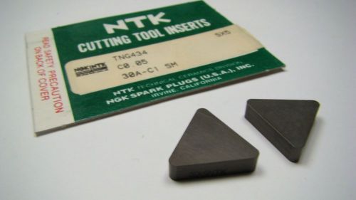 Ntk ceramic turning inserts tng434 sx5 qty 2 [1980] for sale