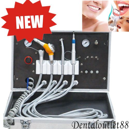 Sale!! dental turbine unit suction work air compressor 3 way syringe 4 hole-110v for sale
