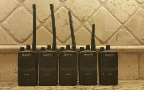 Bearcom BC130 | BPR40 VHF two way radios with extras for parts or repair
