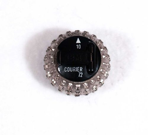 IBM SELECTRIC TYPING ELEMENT - BALL - COURIER 72 FONT 10