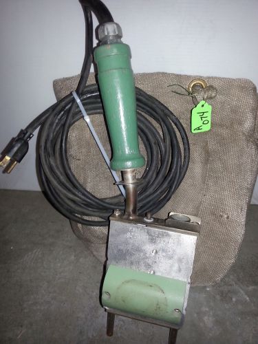McElroy Pipe Fusion  Plastic Welder Heating Iron  2&#034; concave heater (Item #A074)