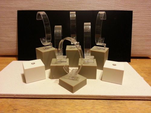 Fossil Watch/Bracelet Display Stands,Taupe in color