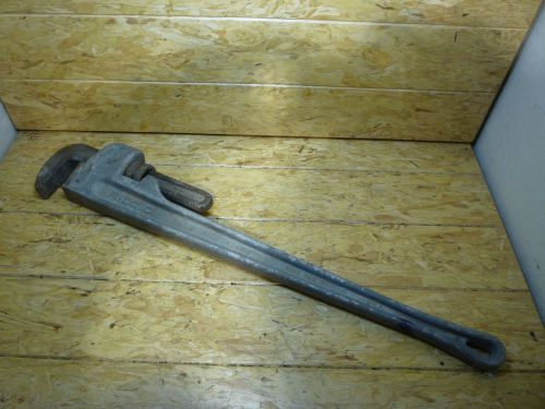 Ridgid  36&#034; aluminum straight pipe wrench for sale