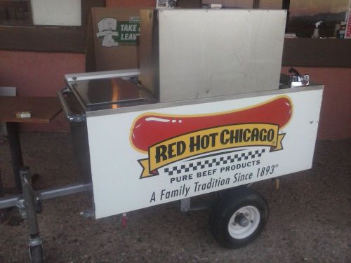 Victor hot dog cart trailer food vending. refurbished. great deal. clean unit. for sale