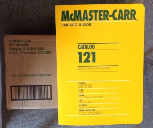 NEW In Unopened Box! McMaster Carr Catalog # 121 Chicago FREE Shipping!