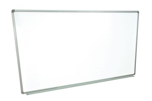 Luxor dry erase 72&#034; x 40&#034; classroom wallmount whiteboard aluminium frame tray for sale