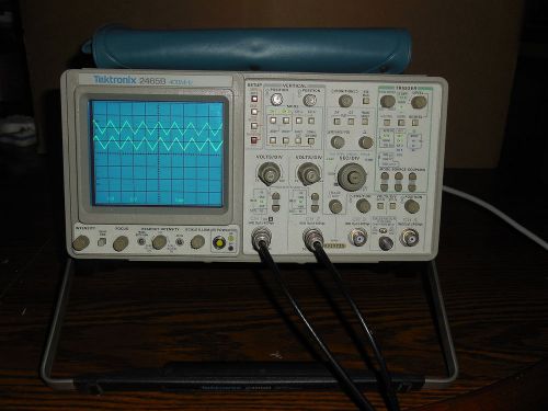 Tektronix 2465B 4 Channel, 400MHz Analog Oscilloscope- Tested and Working