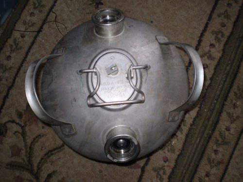 Stainless steel cleaning pot - double sankey head - 2.5 gal for sale