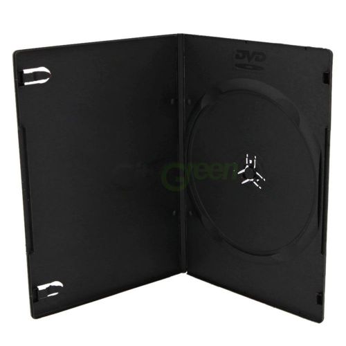 5PCS Single 7mm CD DVD Disc Case Music DJ album Box Plastic Movie Video Storag
