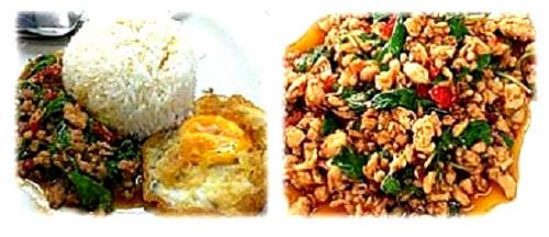 HOT Recipe Thai Food Pad Ka-Prao Kai Love Eat Preparations Step by Step
