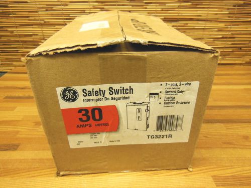 GE Safety Switch 30A 2 Pole 3 Wire Fusible TG3221R