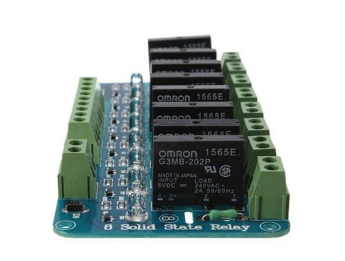 Useful  8 Channel OMRON SSR G3MB-202P Solid State Relay Module For Arduino JGCA