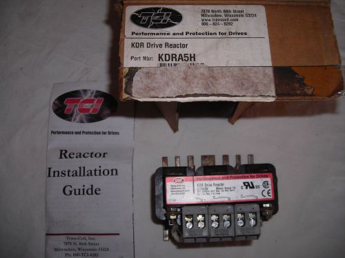 Tci kdr drive reactor kdra5h  performance and protection for drives new in box for sale