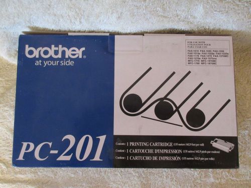 Brother PC-201 fax toner cartridge. New genuine IntellIFax MFC 1770 1870