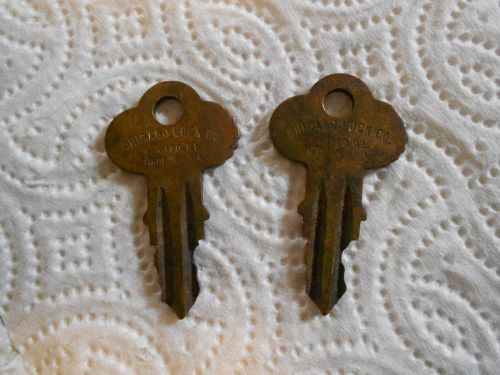 Vintage Chicago Lock Gumball Vending Machine Keys, (2), #007