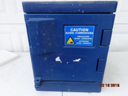 Eagle cra-p04 corrosive / acid cabinet polyethylene safety 18x18x22 made in usa for sale
