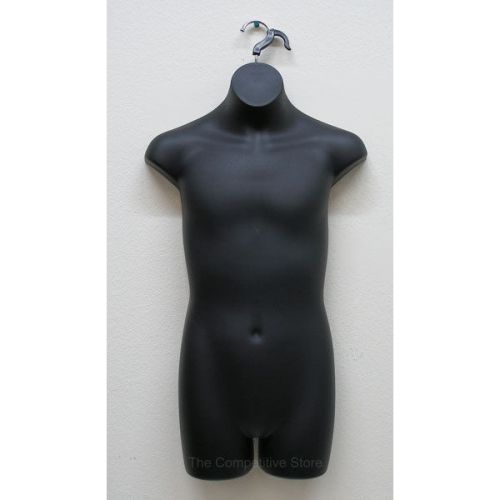 Teen Boy Dress Mannequin Form - Great For Sizes 10-12 - Black Color