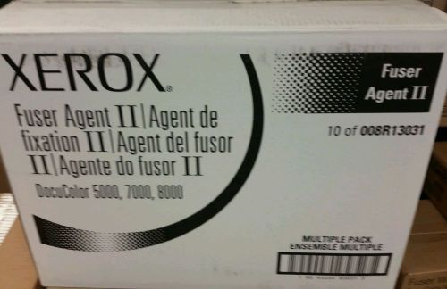 NIB case of 10 Genuine Xerox 008R13031 Fuser Agents II for DocuColor 7000/ 8000