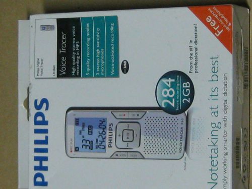 Philips Voice tracer 860, Voice Recorder  1GB 139 hours record time