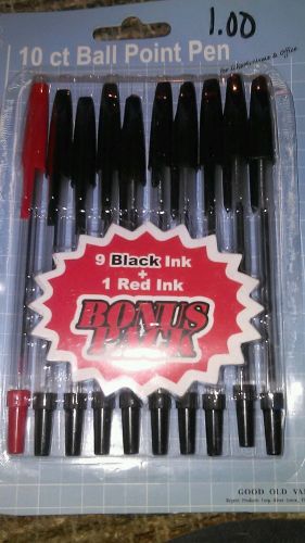 10 ct ball point pens