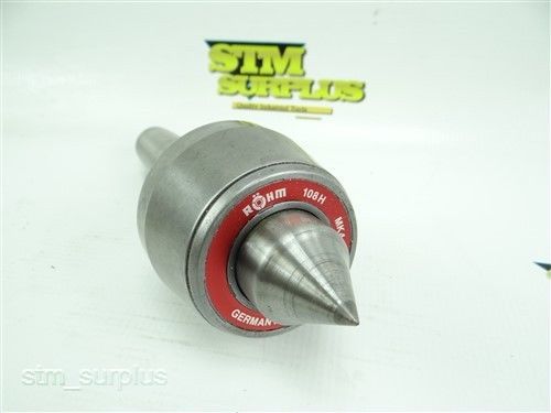 Rohm germany! presicion ball bearing live center w/ 4mt shank for sale