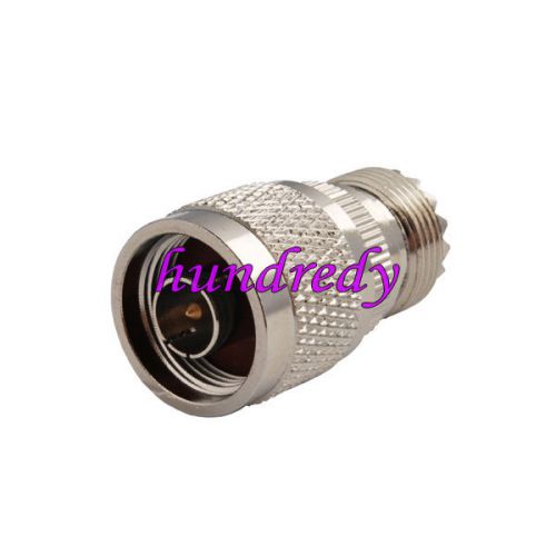 N-type plug male pin to uhf so-239 female jack straight rf adapter connector for sale