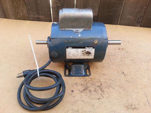 Vintage powr kraft wood lathe motor 1/2 hp 1725 rpm montgomery ward ywl 4658-b for sale