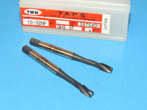 Ymw zelx ni 10-32 spiral flute taps gh5 3fl vanadium oxide ** 2 pieces ** for sale