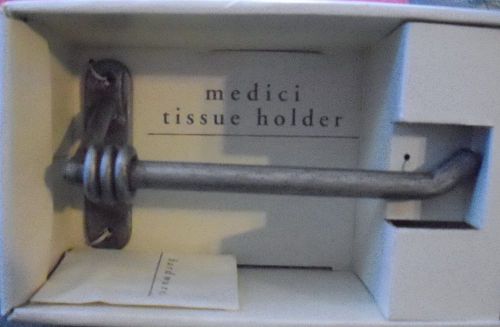 Silver 7&#034; Medici Rustic Toilet Paper Holder From Pier 1 Imports