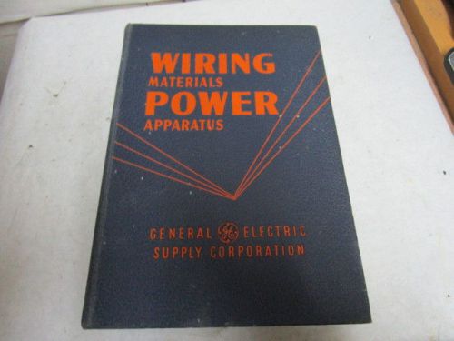 1951 General Electric Hardback Catalog 102 WP Wiring Materials Power App, Estate