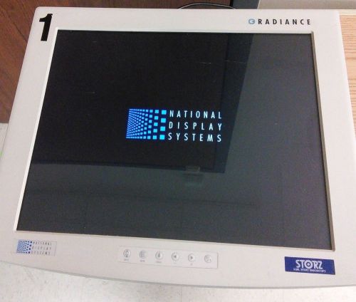 19 &#034; national display systems  radiance storz sc-sx19-a1a11 medical monitor for sale