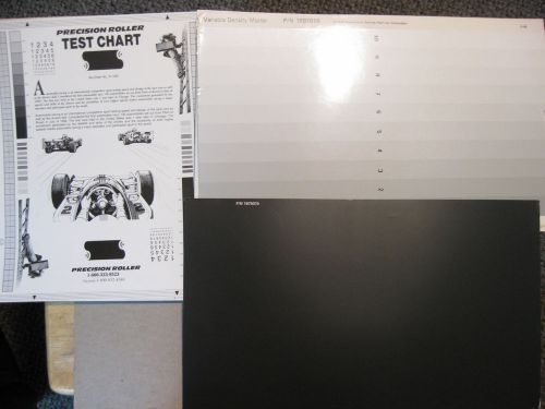 Vintage 1980&#039;s IBM / Canon / Toshiba / Sharp copier test charts like brand new!!