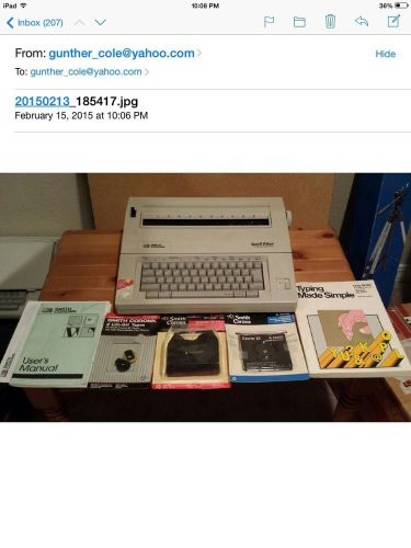 Smith Corona Spell Writer Dictionary Typewriter.  Extras included