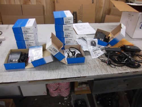 1 lot of plantronics m22 amps &amp; hw251 headsets for sale