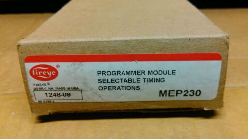 Fireye MEP230 Programmer Module Selectable Timing Operation NIB