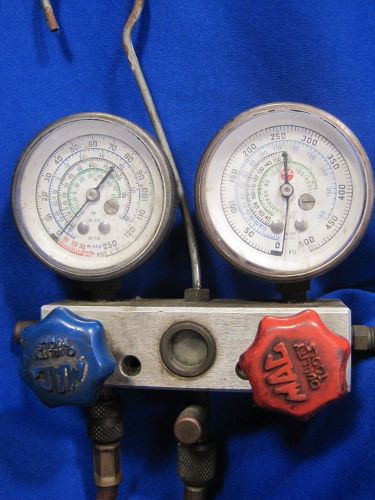 MAC TOOLS REFRIGERANT GAUGES HOSES - PARTS REPAIR DECOR PROJECTS STEAMPUNK USED