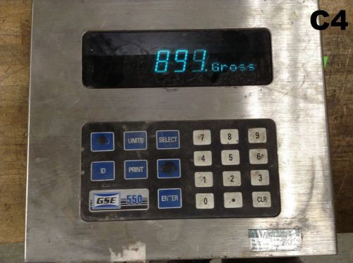 GSE Scale Systems 550 Stainless Steel Digital Scale Readout Model 550