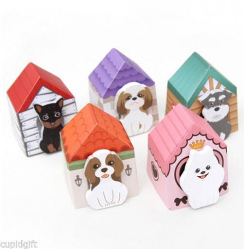 Puppy House Post-it 30EA x 5 Type Lot Sticky Note Memo Pad Standing Bookmarks