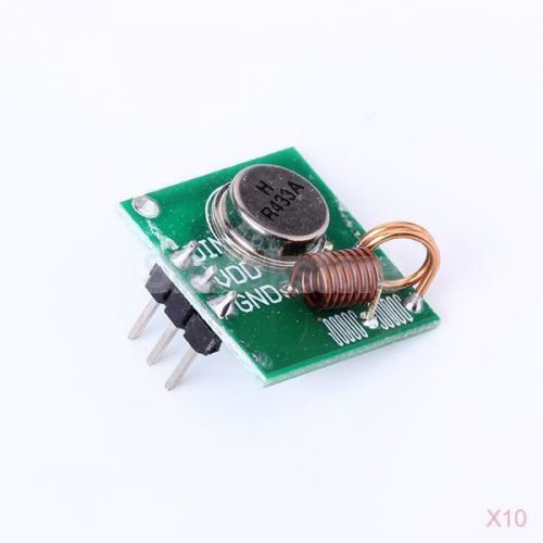 10Pcs 433M RF Wireless Transmitter Transmitting Module Board for Arduino project