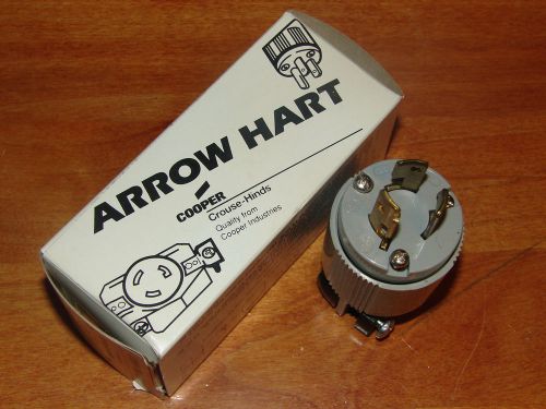Arrow Hart 6565  Plug Hart Lock NEMA L6-15P 15A 250V 2P 3W  Twist Lock