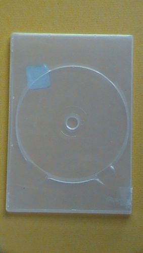 CLEAR PLASTIC SLIM STYLE DVD CASES 12PC SET