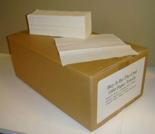 Lot of 8 boxes  - multi fold paper towels (each box has 1000 towels, total 8000) for sale