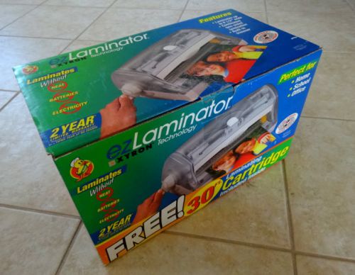 Xyron 9&#034; EZ Laminator without heat/electric/battery,Cartridge,Great Condition