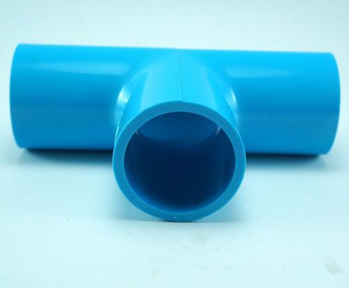 NEW PVC PIPE SPEARS FITTING THAI PIPE TEE BLUE  1/2  &#034; SOCKET 1PCS PLUMBING BUILDING